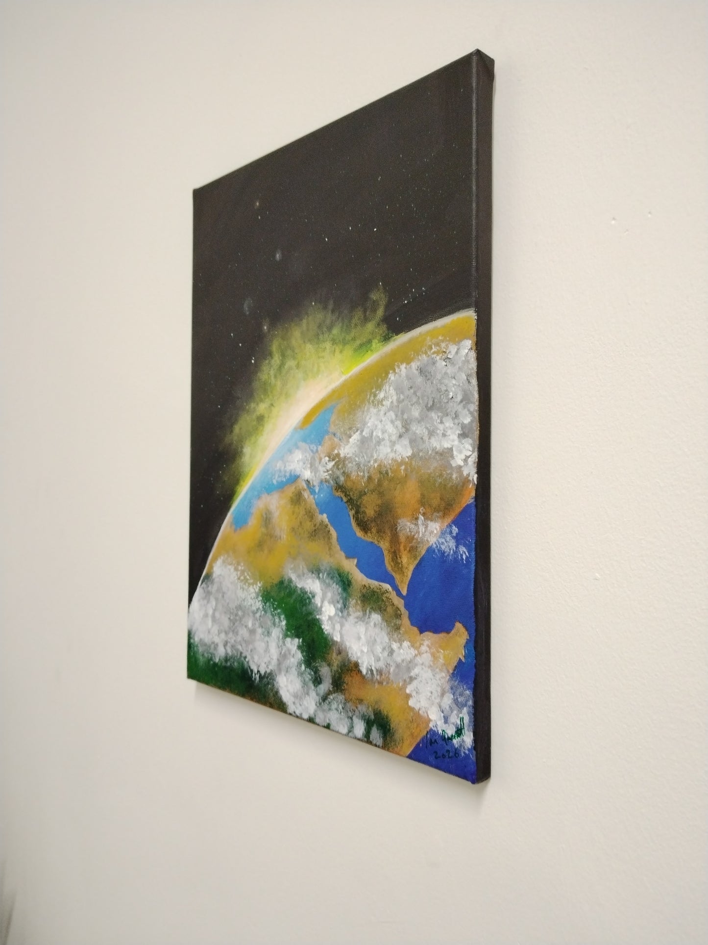 Cradle of Civilisation. 16x12 Acrylic painting by Ian Garrett