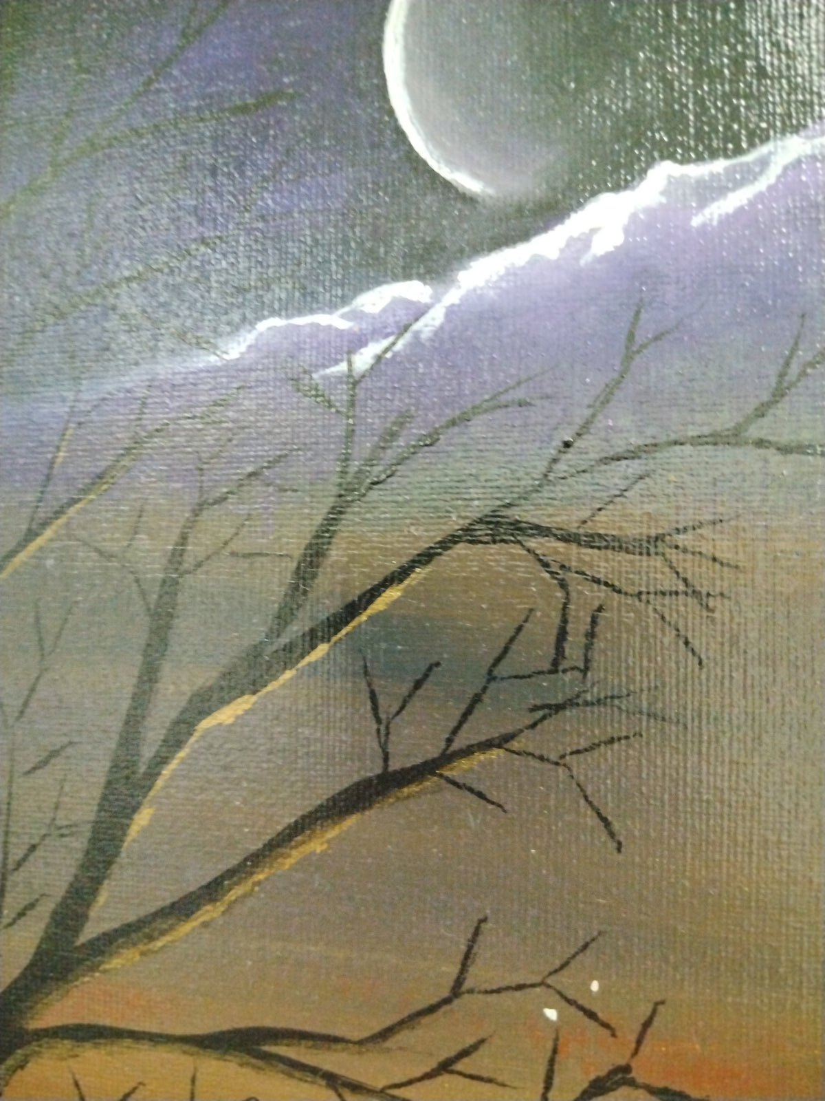 Winter Twilight - Original Painting by Ian Garrett