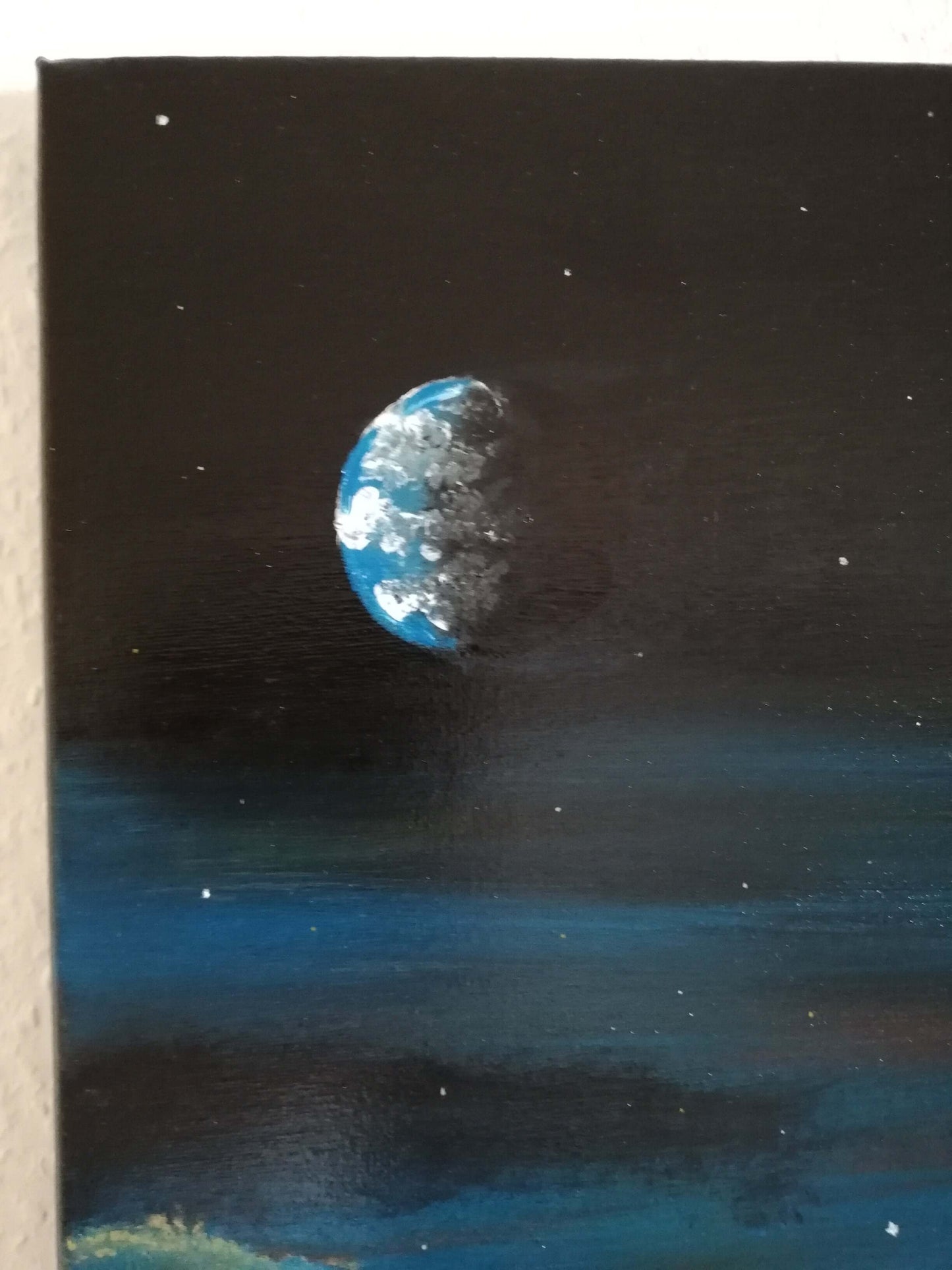Stonehenge, ©Ian Garrett 2020. Acrylic on Canvas 20 x 16 inches.