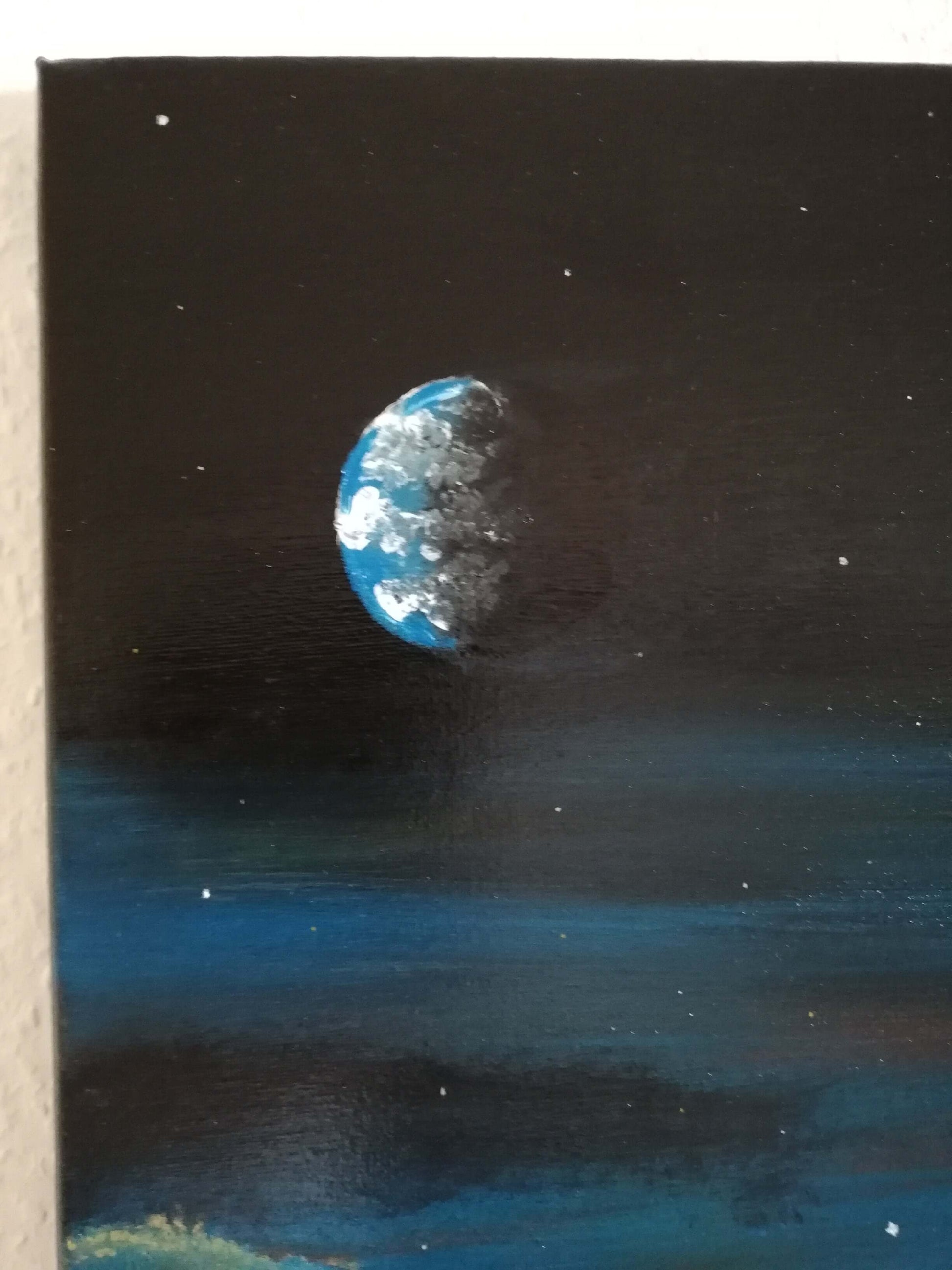 Stonehenge, ©Ian Garrett 2020. Acrylic on Canvas 20 x 16 inches.