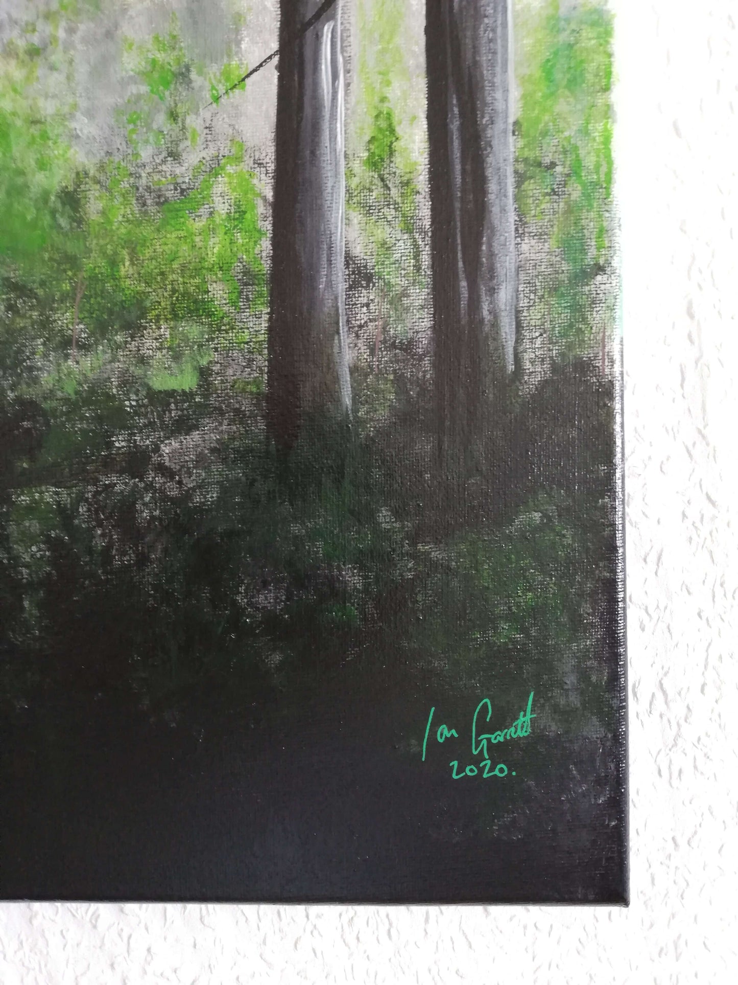 Call of the Wild, ©Ian Garrett 2020. Acrylic on Canvas 20 x 16 inches.