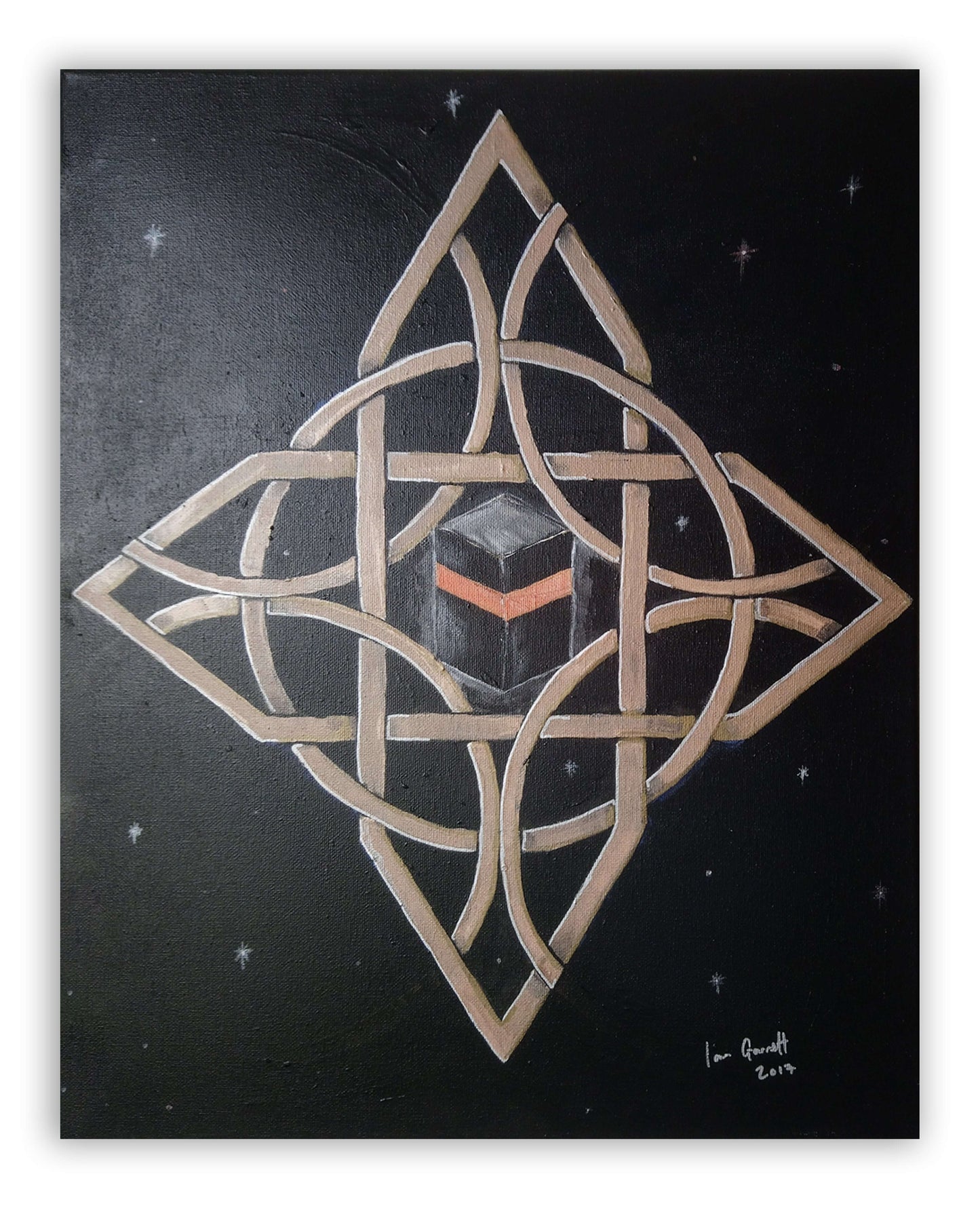 Ian Garrett Designs physical Navigate 2017 (20” X 16” Acrylic on Canvas)
