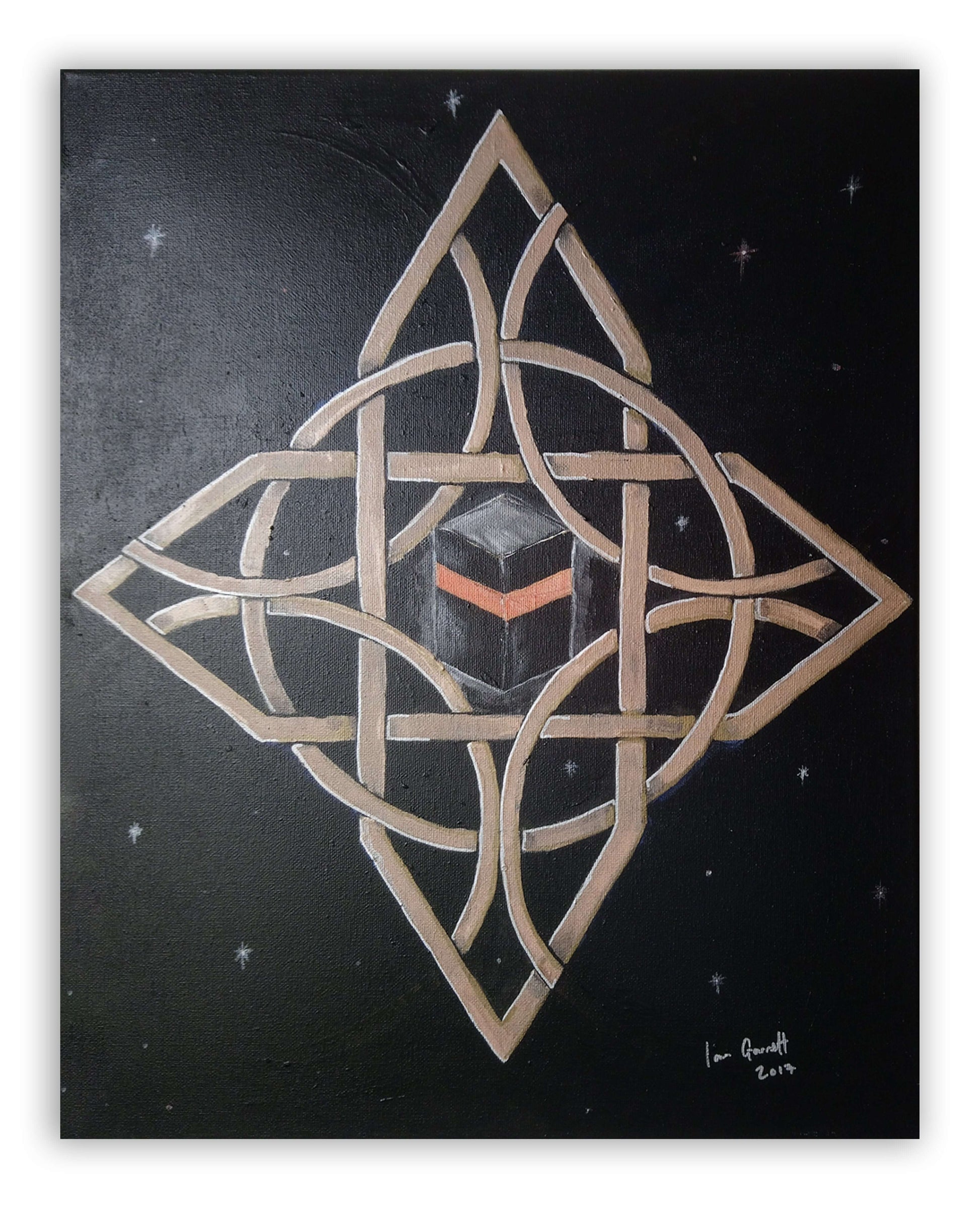 Ian Garrett Designs physical Navigate 2017 (20” X 16” Acrylic on Canvas)