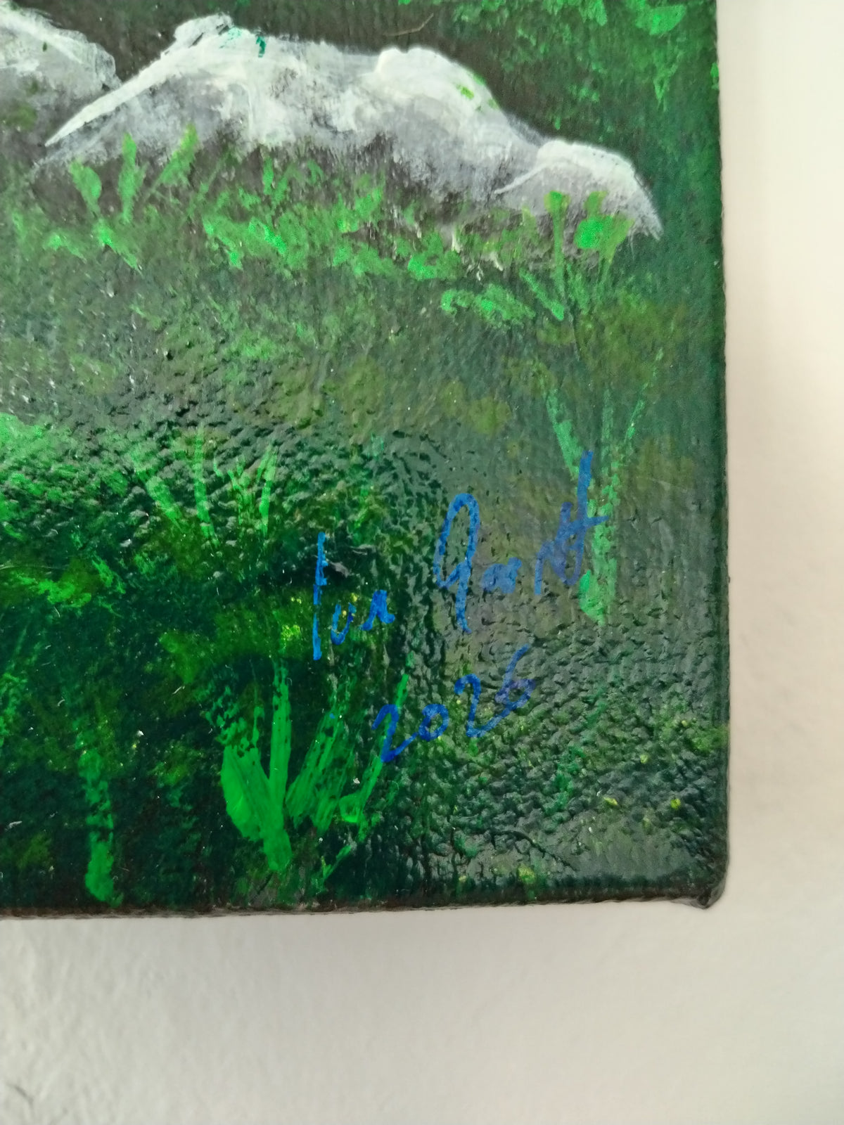 Forest - Original Painting by Ian Garrett - 20x8 Ready to Hang