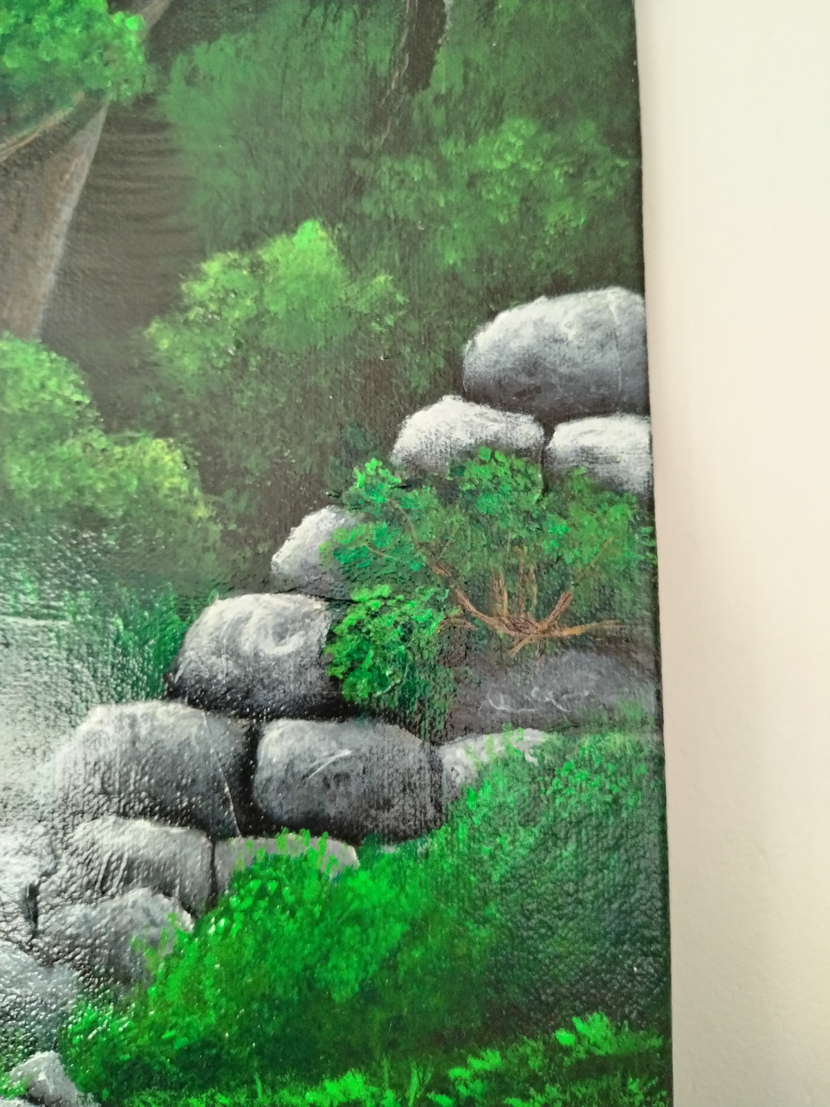 Forest - Original Painting by Ian Garrett - 20x8 Ready to Hang