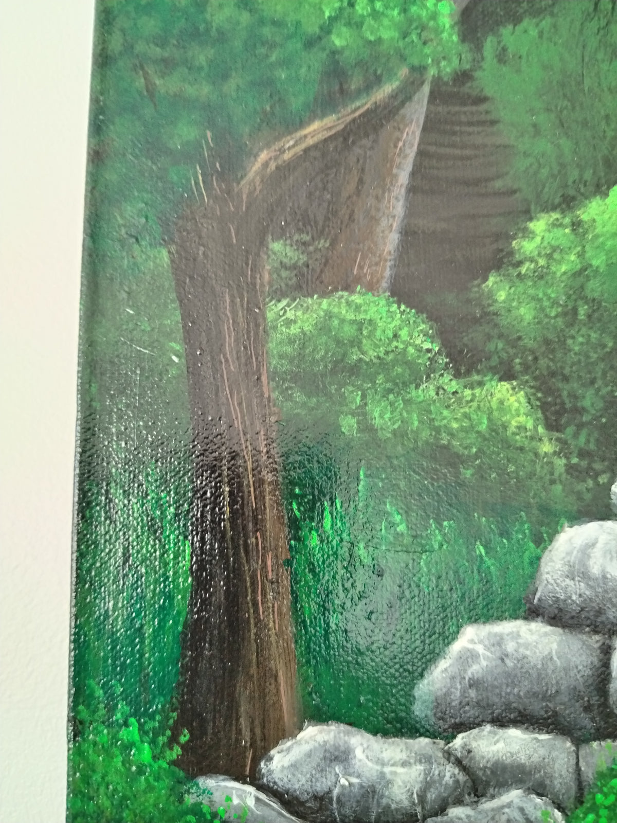 Forest - Original Painting by Ian Garrett - 20x8 Ready to Hang