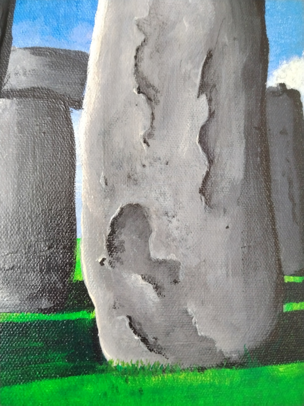Stonehenge - Original Painting by Ian Garrett - 20x16, ready to hang.