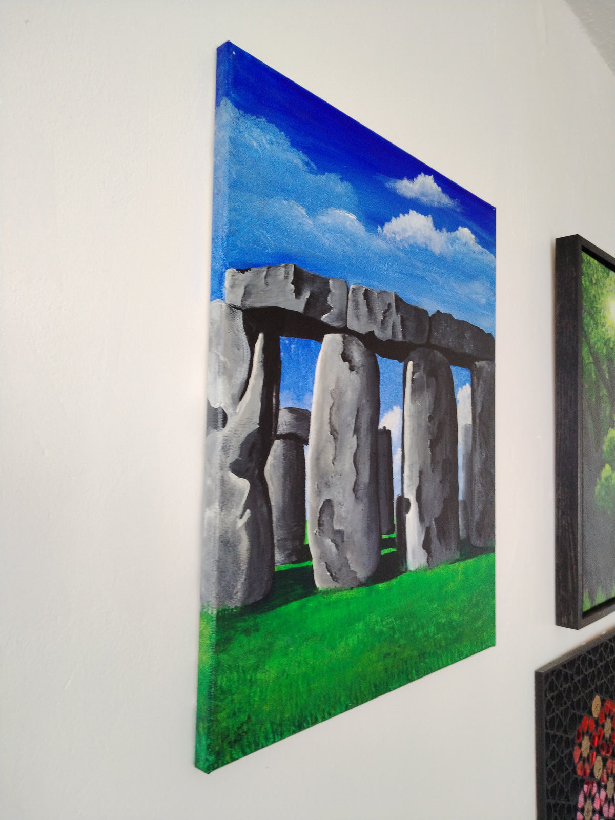 Stonehenge - Original Painting by Ian Garrett - 20x16, ready to hang.