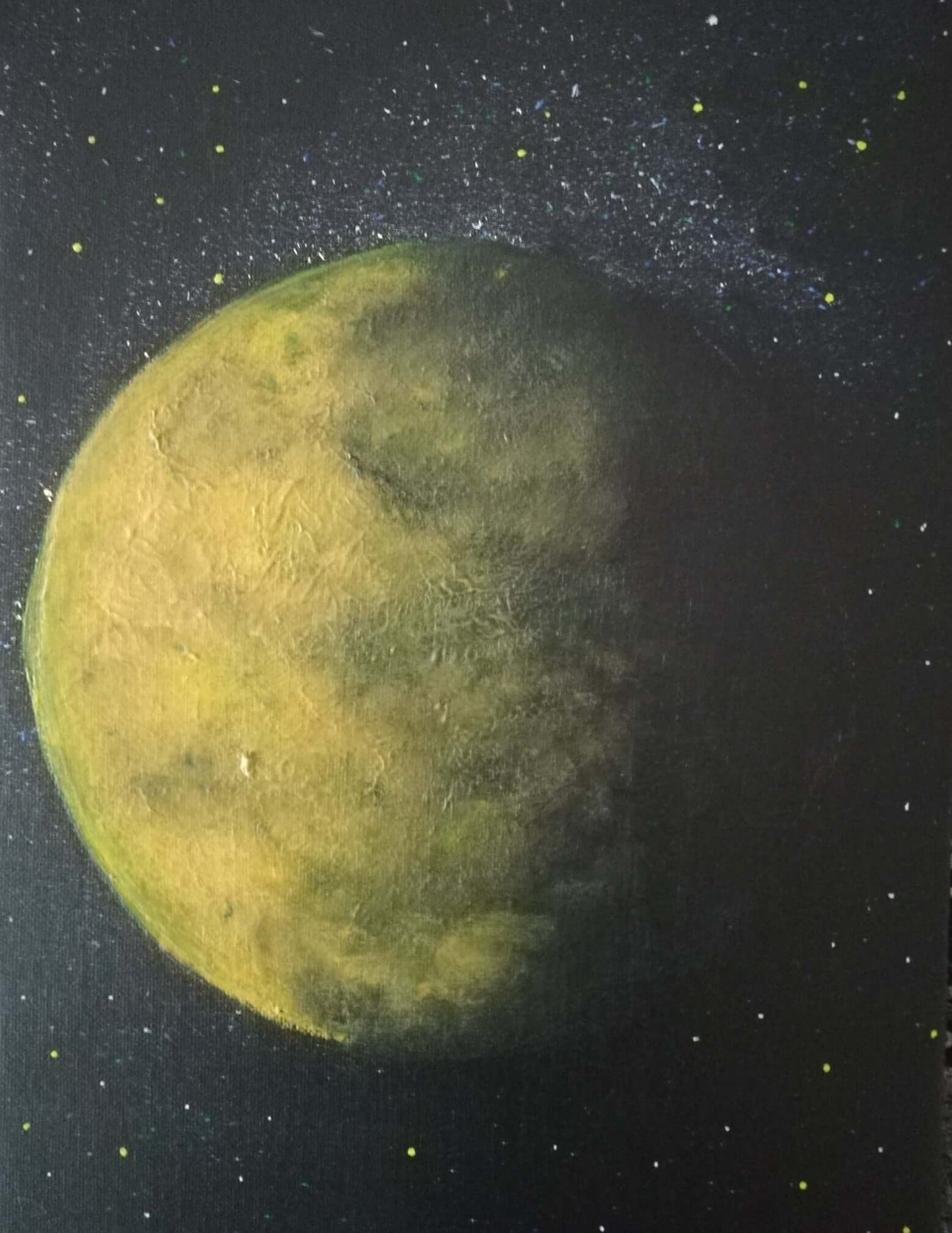 Venus. ©Ian Garrett 2023. Acrylic on Canvas 9 x 12 inches.